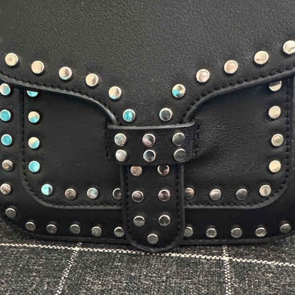 Prune Black Studded Crossbody Bag - Picture 3 of 10